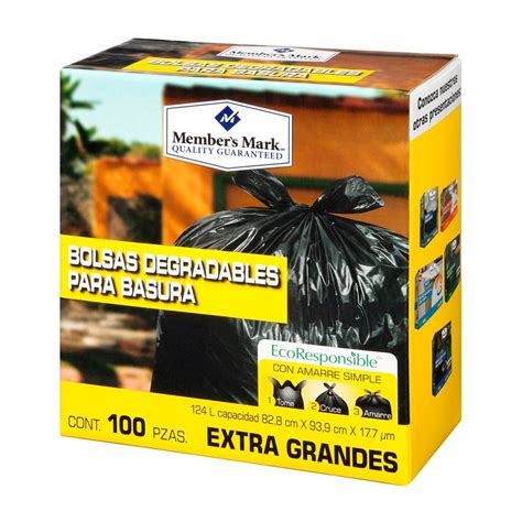 Bolsas de Basura Member's Mark Extra Grande 100 .